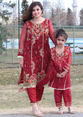 Chanbeli – Kidswear – Noorangi – Organza – Silk