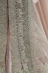 Pink Blush Silver Maxi – Noorangi – Net