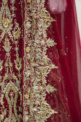 Maharani’s Ruby Lehenga – Noorangi – Chiffon