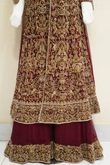 Antique Elegance Radiance Lehenga – Noorangi – Net