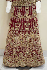 Maharani’s Ruby Lehenga – Noorangi – Chiffon