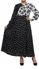 Polka Dots Long Dress