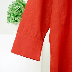 Terracotta Khadar Suit