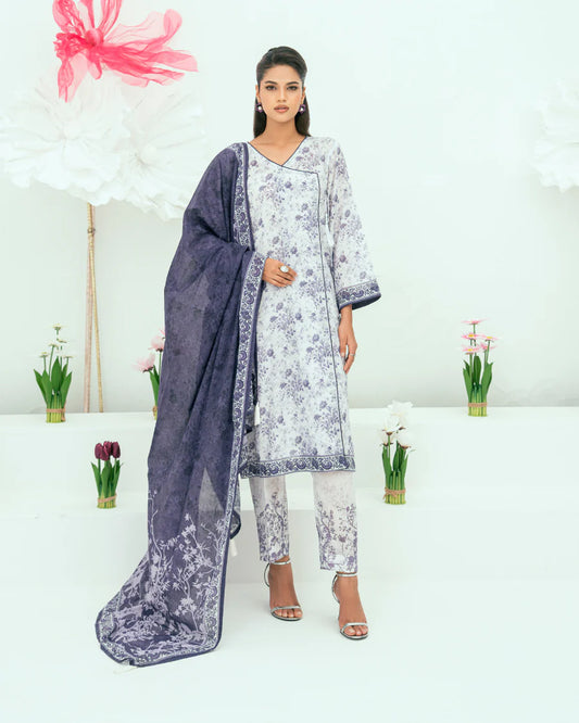 Printed Lawn 3 Piece