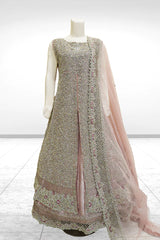 Pink Blush Silver Maxi – Noorangi – Net