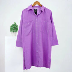 Mauve Khadar Shirt