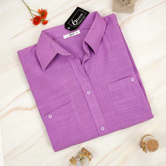 Mauve Khadar Shirt