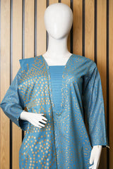 3 Piece – Cambric Suit – Paste Printed – Noorangi – Cambric