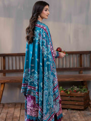 PRINTED EMBROIDERED SUIT