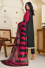 Petalfume – A Timeless Black & Maroon Ensemble from the Floral Whisper Collection