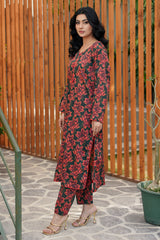 02 Piece Digital Printed Lawn Suit – Elegant Summer Wear