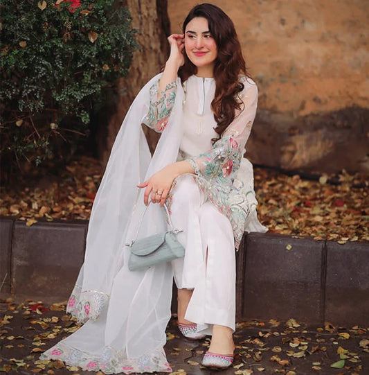 IVORY MIST (Organza Wedding Dress) – Noorangi – Organza