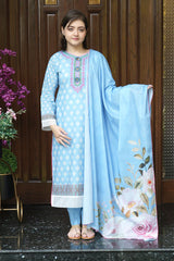 3 Piece – Cambric Suit – Noorangi – Cambric