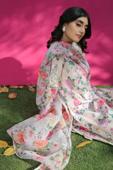 Sheeza 3Pc Printed Embroidered Winter Dress