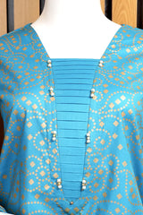 3 Piece – Cambric Suit – Paste Printed – Noorangi – Cambric