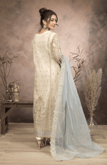 Ferea - Net and Rawsilk - Off-White