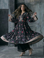 PRINTED SILK LAWN SHIRT