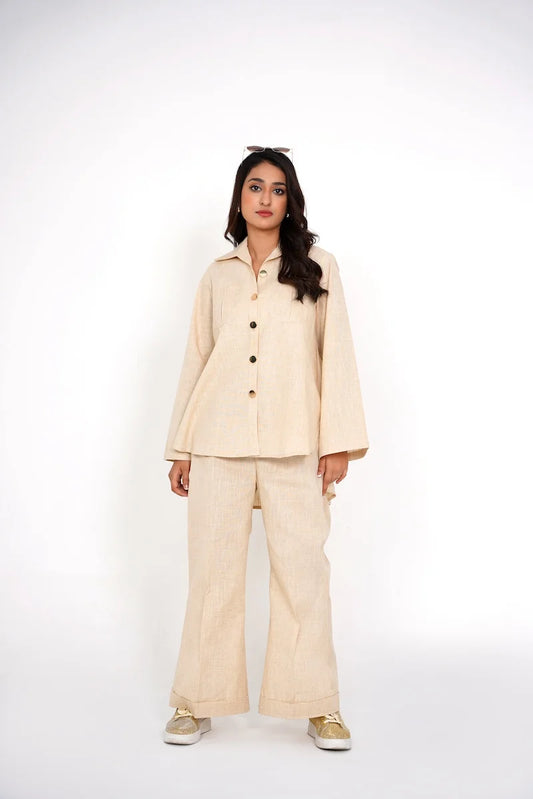 Ivory Ease – 2 Piece Coord Ready To Wear