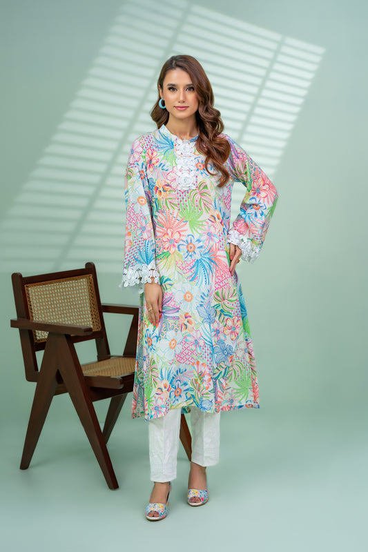 Jahan Ara - Whimsical (1pc-Stitched Kurti)