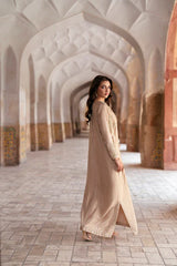SF-257 | Shimmer Silk Kaftan | Luxury Formal