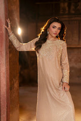 SF-257 | Shimmer Silk Kaftan | Luxury Formal