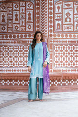 SF-263 | Sheesha Silk 3Pcs | Luxury Formal