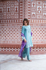 SF-263 | Sheesha Silk 3Pcs | Luxury Formal