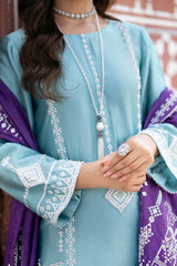 SF-263 | Sheesha Silk 3Pcs | Luxury Formal