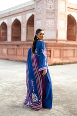 SF-266 | Embroidered Raw Silk 3Pcs | Luxury Formal