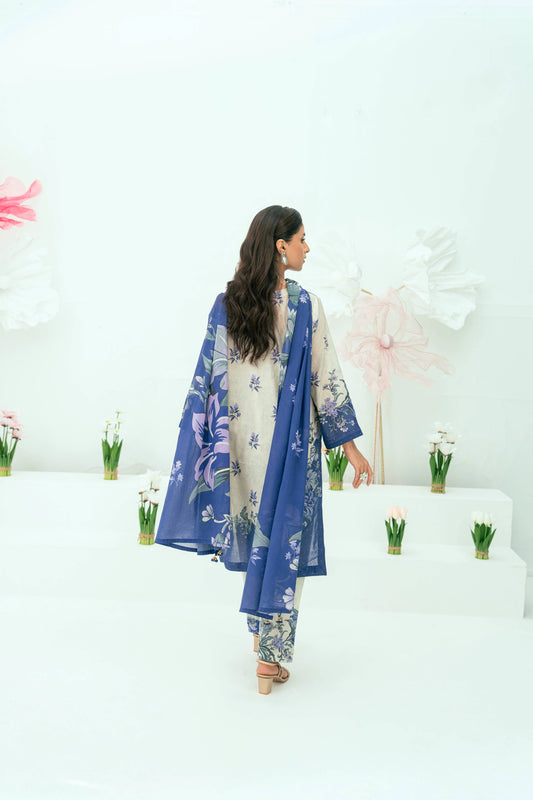 Printed Lawn 3 Piece