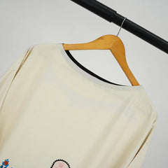 Off White Embroidered Shirt