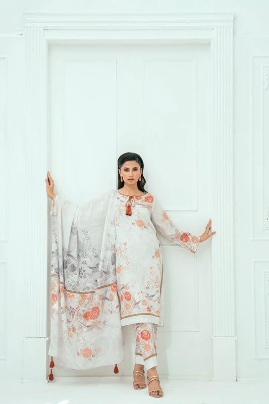 Printed Lawn 3 Piece