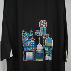 Black Embroidered Shirt