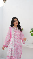 Aroshlay / 3pc Lawn Blush Serenity