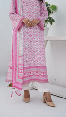 Aroshlay / 3pc Lawn Blush Serenity