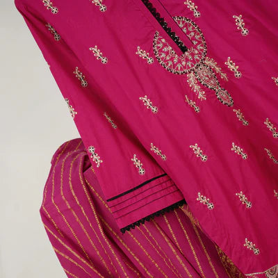 3 Pc Embroidered Lawn Suit
