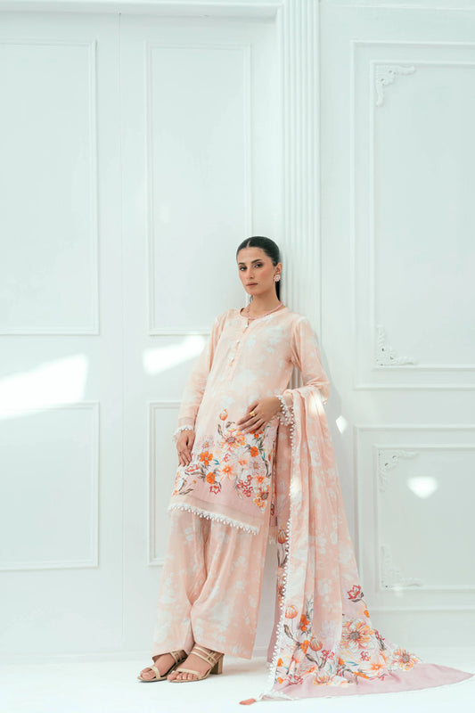 Printed Lawn 3 Piece