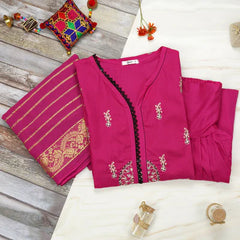 3 Pc Embroidered Lawn Suit