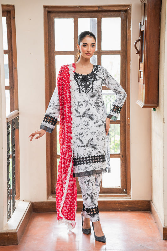 Jahan Ara - Signature black (2Pcs-Unstitched)