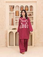 2 PIECE - EMBROIDERED CO-ORD SET