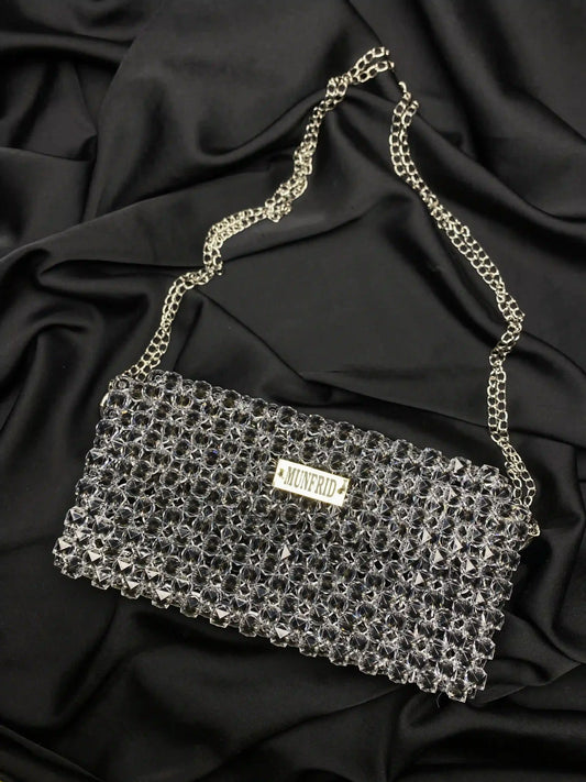 Grey Shoulder Bag