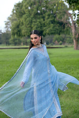 SF-261 | Embroidered Silk 3Pcs | Luxury Formal