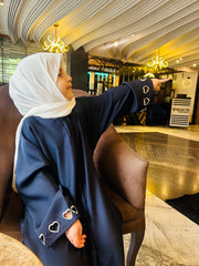 Kids Heart Embriodery Abaya-256