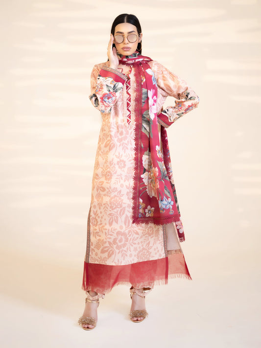 3 PIECE - PRINTED LAWN SUIT