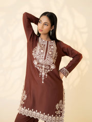 2 PIECE - EMBROIDERED SUIT