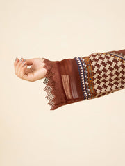 3 PIECE - PRINTED LINEN SUIT
