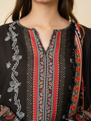 3 PIECE - PRINTED LINEN SUIT