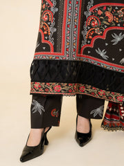 3 PIECE - PRINTED LINEN SUIT