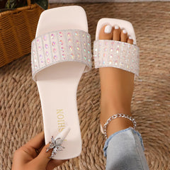 Fashion Casual Versatile Flat Slippers Beach Low Heel Trendy Women Sandals Fashion Women Shoes Slides Women