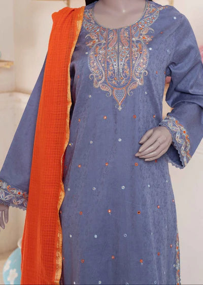 3 Pc Embroidered Lawn Suit